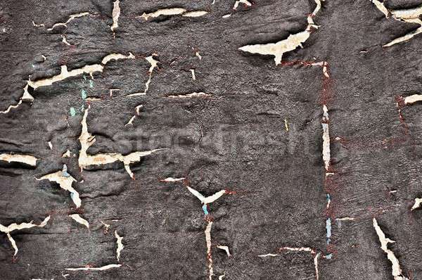 Siyah kazıyın doku duvar soyut dizayn Stok fotoğraf © badmanproduction