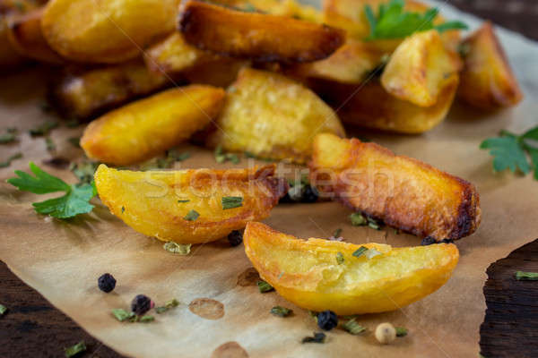 Potatoes time Stock photo © badmanproduction