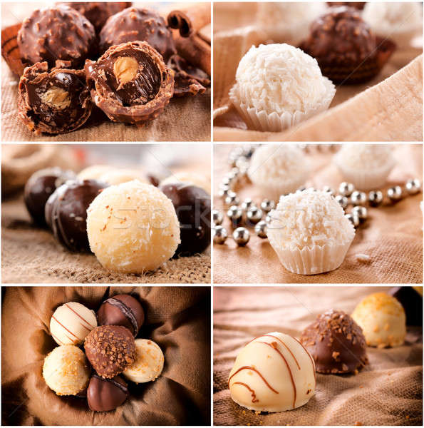 Pralines time Stock photo © badmanproduction