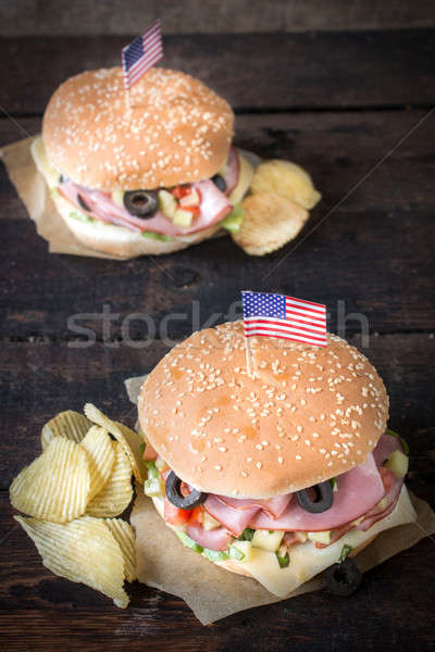 Sandwiches Stock photo © badmanproduction