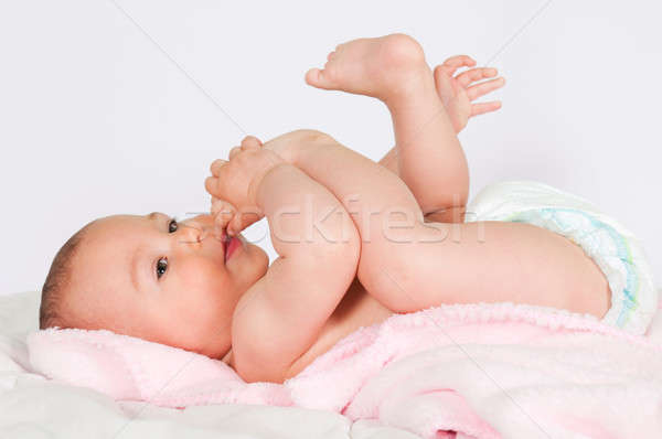 Playful child Stock photo © badmanproduction
