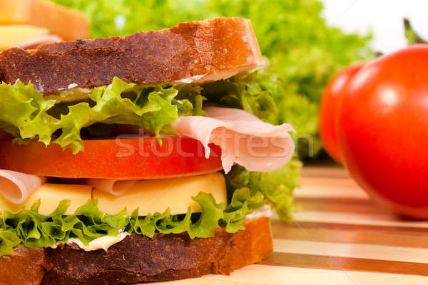 Stock photo: Toast sandwich