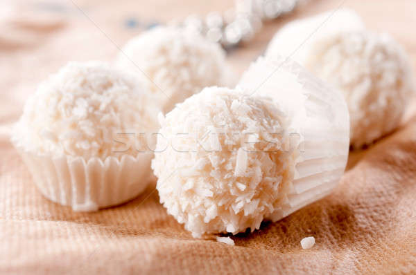 Elegant pralines Stock photo © badmanproduction