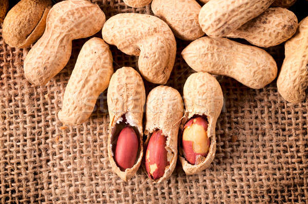 Peanuts in shells Stock photo © badmanproduction