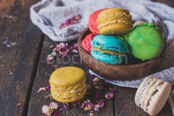 Macaroon cookies Stock photo © badmanproduction