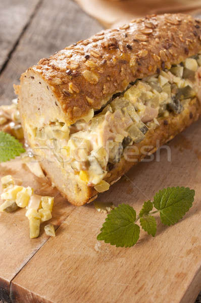 Single sandwich Stock photo © badmanproduction