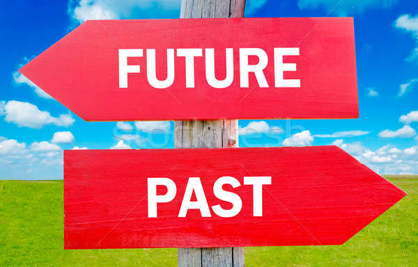 Stock photo: Future and past