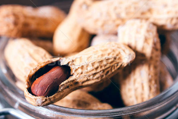 peanuts in shell Stock photo © badmanproduction
