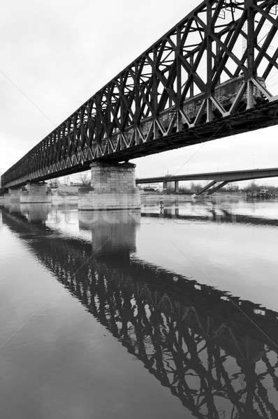 Bridge reflection Stock photo © badmanproduction