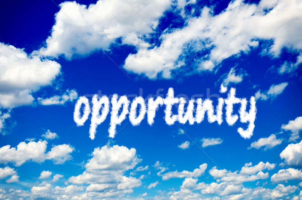 Opportunity clouds Stock photo © badmanproduction