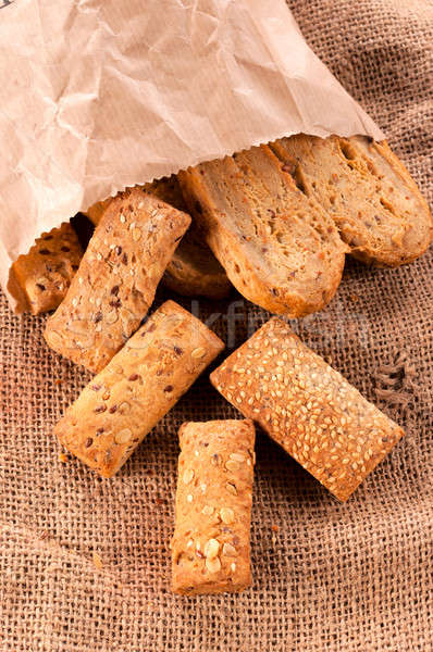 Fraîches saine ensemble grain fond [[stock_photo]] © badmanproduction