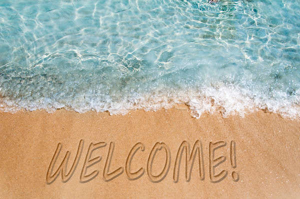 Welcome concept Stock photo © badmanproduction