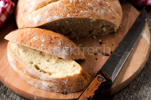 Baked bread Stock photo © badmanproduction