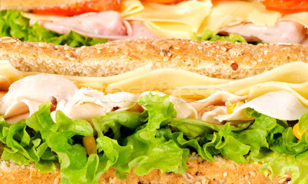 Sandwich background Stock photo © badmanproduction