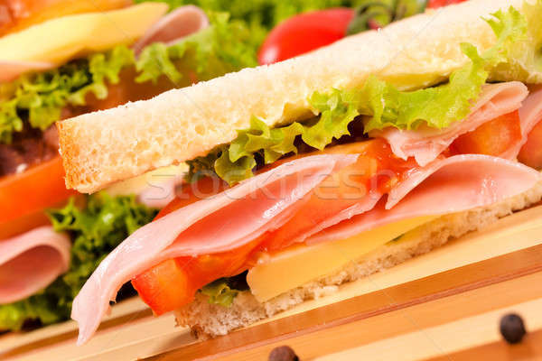 Tasty sandwich Stock photo © badmanproduction