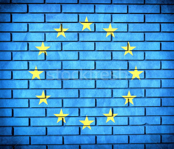European Union flag Stock photo © badmanproduction