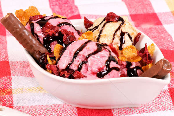 Malted ice cream Stock photo © badmanproduction