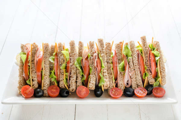 Club Sandwiches Stock photo © badmanproduction