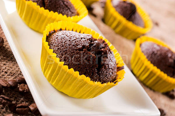 Chocolate muffin Stock photo © badmanproduction