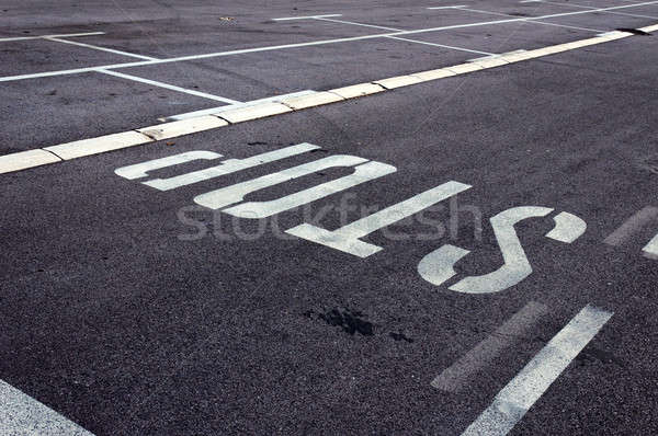 Stopteken teken straat stad abstract achtergrond Stockfoto © badmanproduction