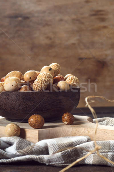 Sweet peanuts snack Stock photo © badmanproduction