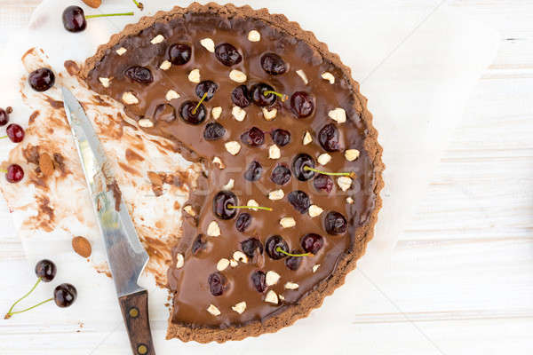 Sweet tart cake Stock photo © badmanproduction