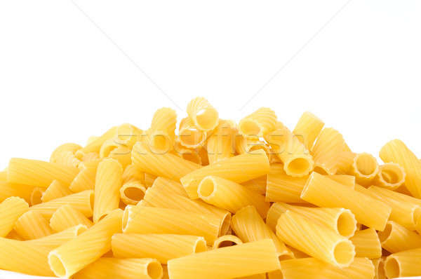 Stockfoto: Macaroni · geïsoleerd · witte · groep · patroon · spiraal