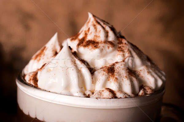 Cheese cream with cocoa Stock photo © badmanproduction