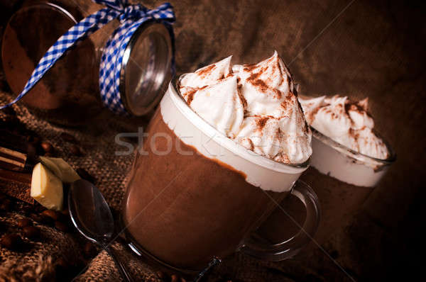 Cup of hot chocolate Stock photo © badmanproduction