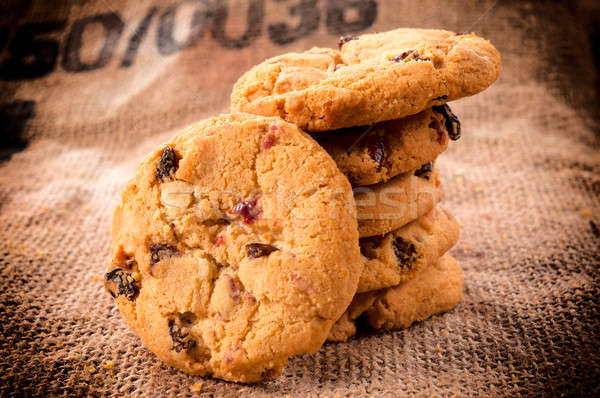 Canneberges bonbons maison cookies blanche chocolat [[stock_photo]] © badmanproduction