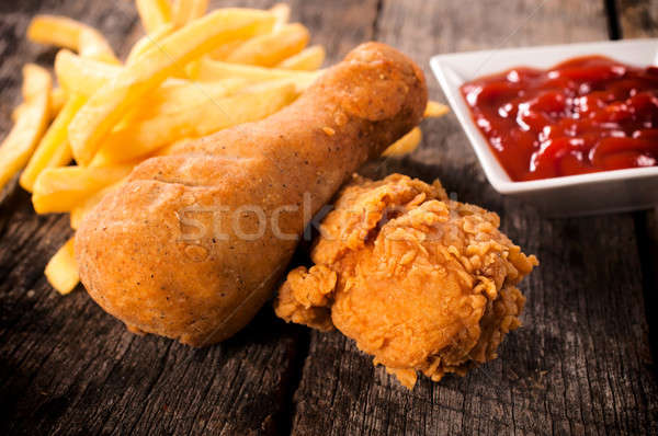 Chicken time Stock photo © badmanproduction