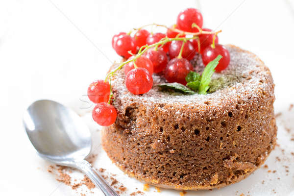 Lava cake Stock photo © badmanproduction