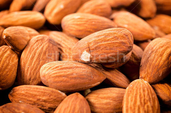 Group of almonds Stock photo © badmanproduction
