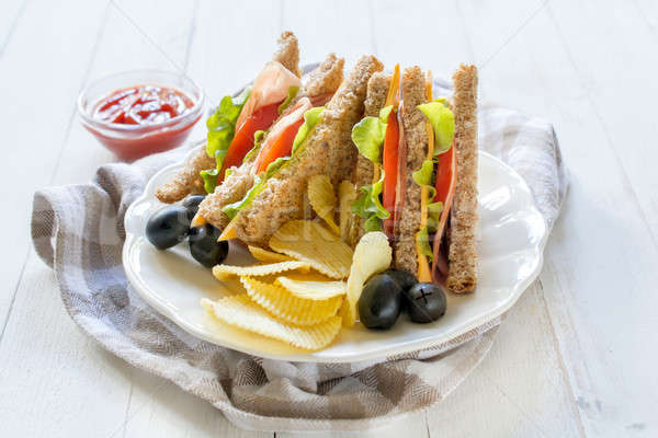 Club Sandwiches Stock photo © badmanproduction