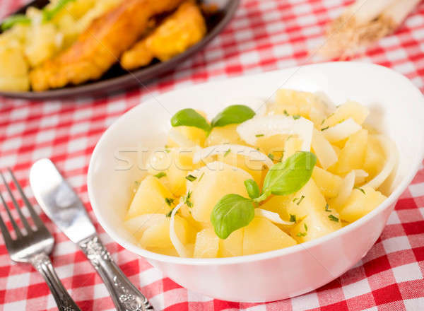 Traditional German potato salad Stock photo © badmanproduction