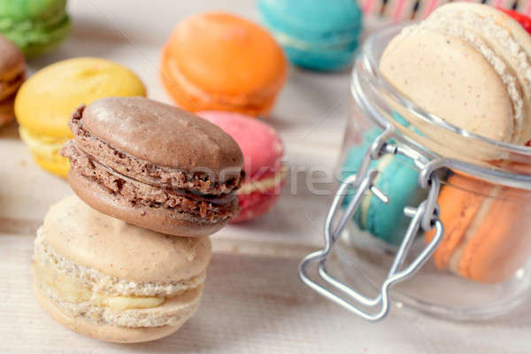 Macaroon cookies Stock photo © badmanproduction