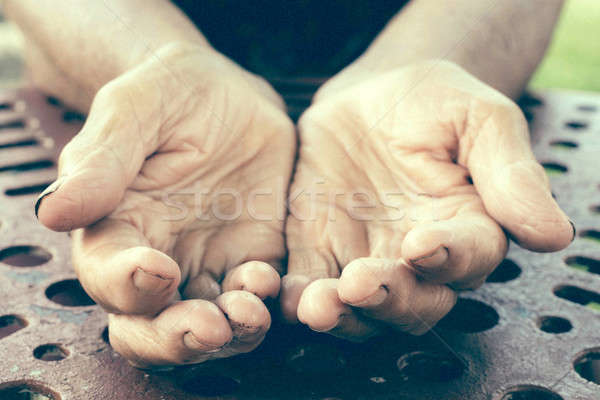Empty hands Stock photo © badmanproduction