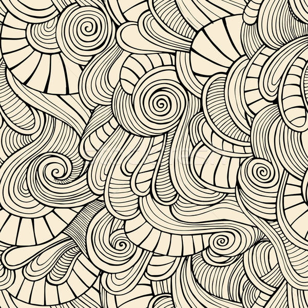 Stock photo: Ornamental vintage Floral abstract seamless pattern