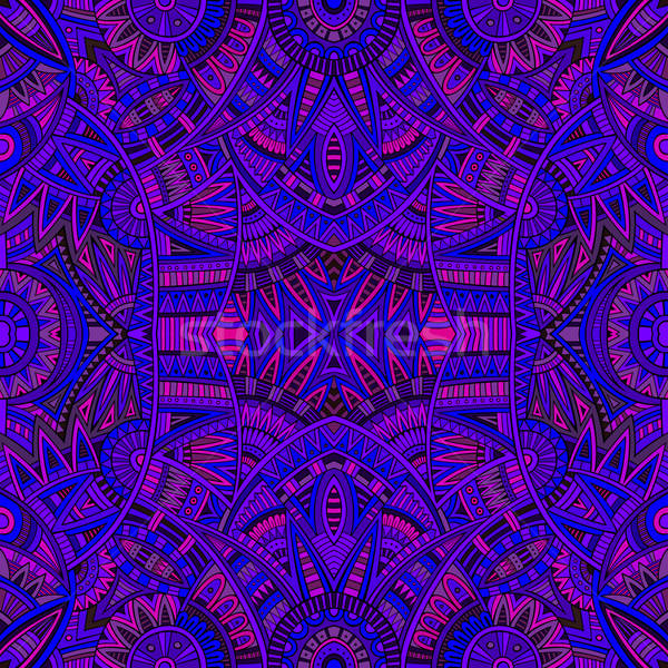 Tribal etnic abstract vector floare Imagine de stoc © balabolka