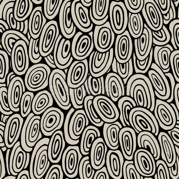 Vektor dekoratív firkák végtelen minta absztrakt kézzel rajzolt Stock fotó © balabolka