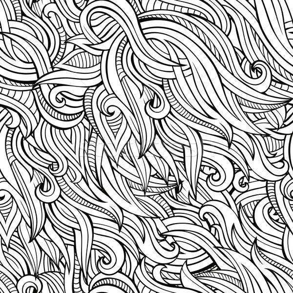 Vector seamless abstract nature pattern Stock photo © balabolka