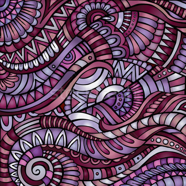 ethnic vector pattern Stock photo © balabolka