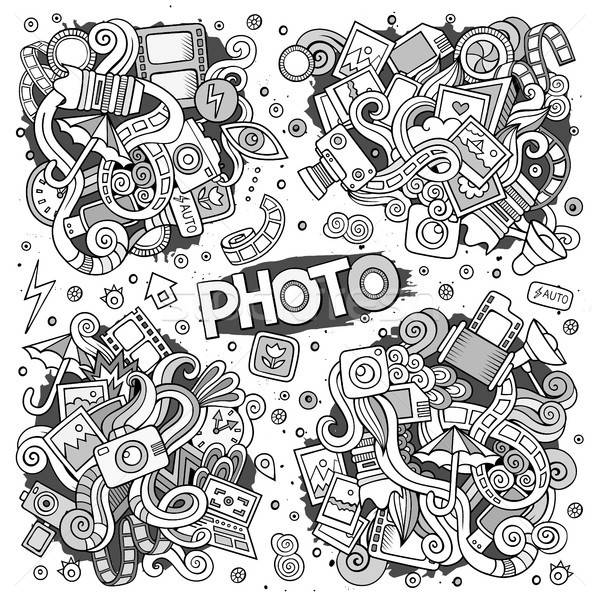 写真 手描き ベクトル いたずら書き デザイン ストックフォト © balabolka