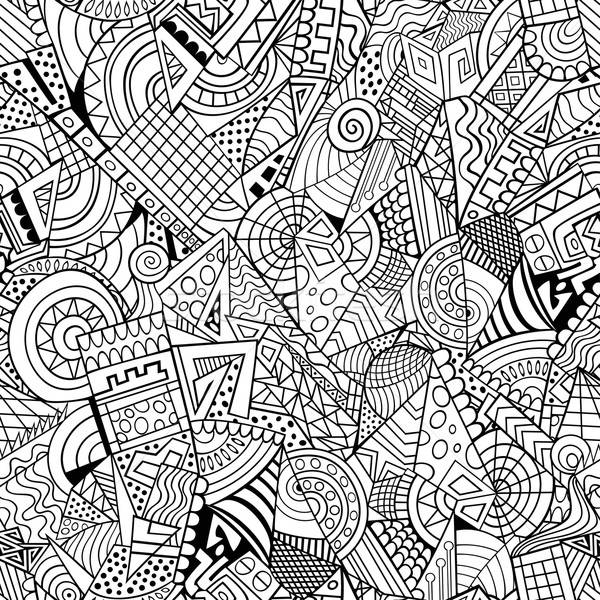 Geometrischen abstrakten dekorativ Muster line Vektor Stock foto © balabolka