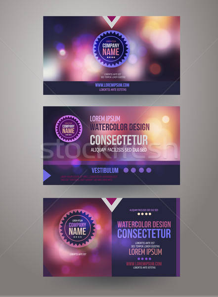 Vector Corporate identity templates Stock photo © balabolka