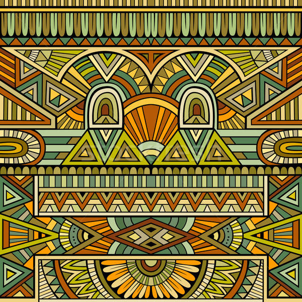 Absztrakt vektor törzsi kisebbségi kézzel rajzolt klasszikus Stock fotó © balabolka