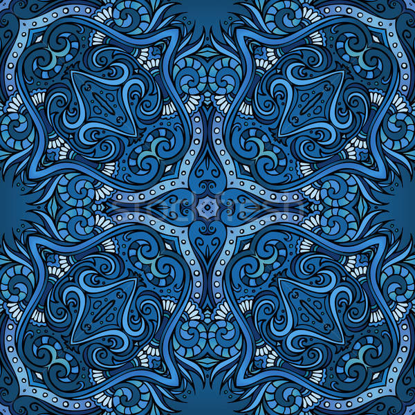 Abstract vector ornamental ethnic background Stock photo © balabolka