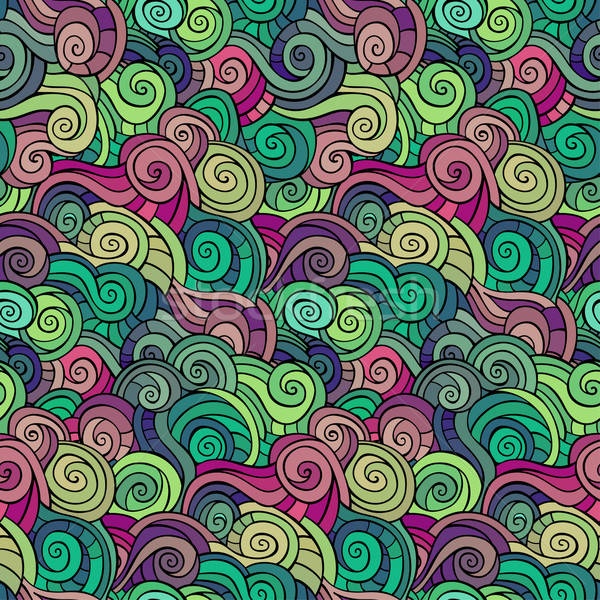 abstract pattern waves and curls Stock photo © balabolka