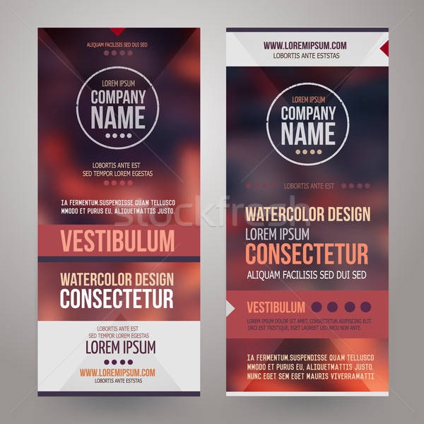 Vector Corporate identity templates design  Stock photo © balabolka