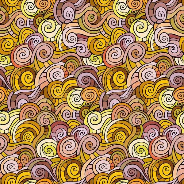 Waves and curls pattern Stock photo © balabolka